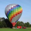 Der Ballon steht